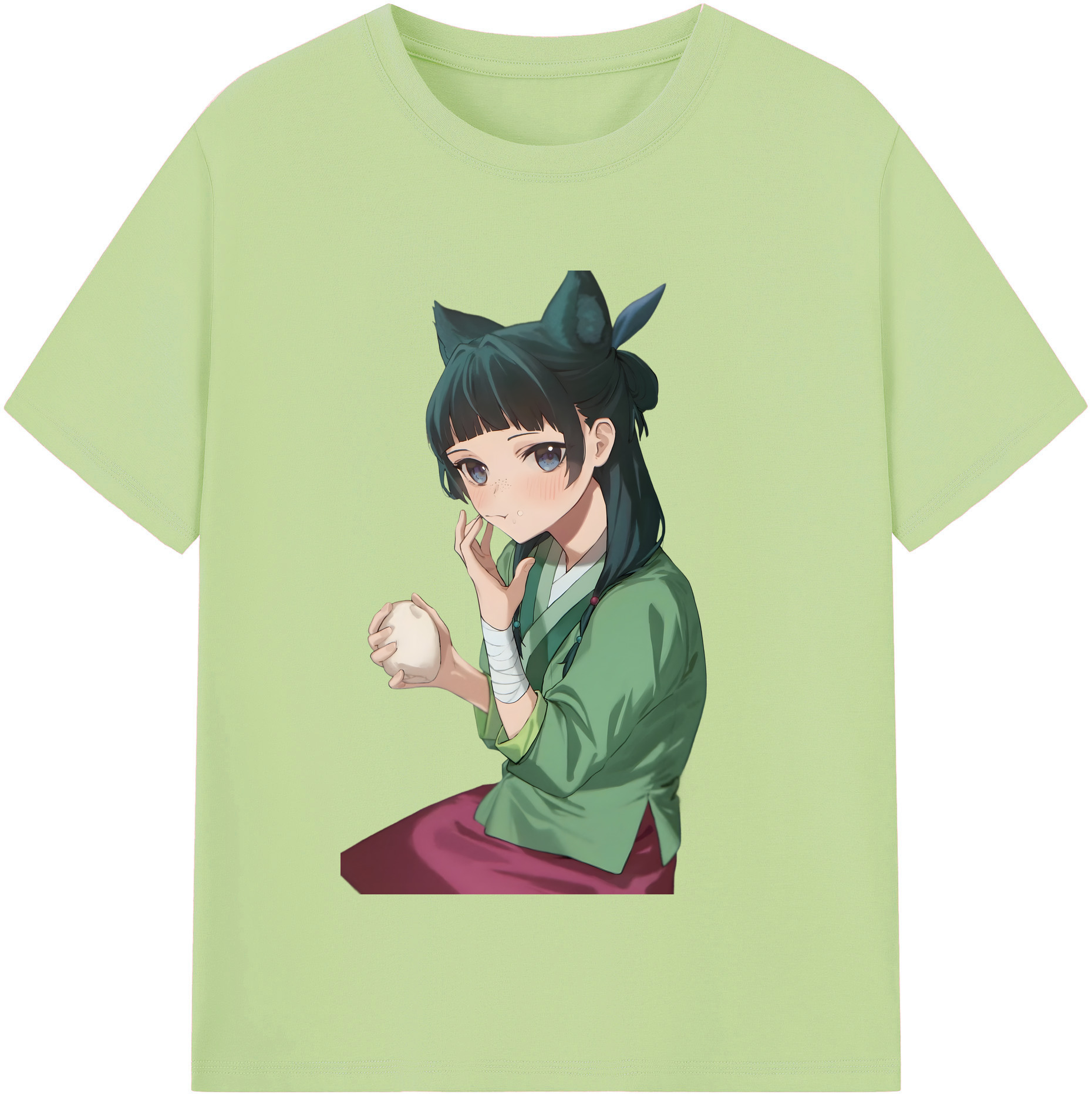 （画像用） 薬屋のひとりごと The Apothecary Diaries 綿100％半袖Tシャツ（フロントプリント）